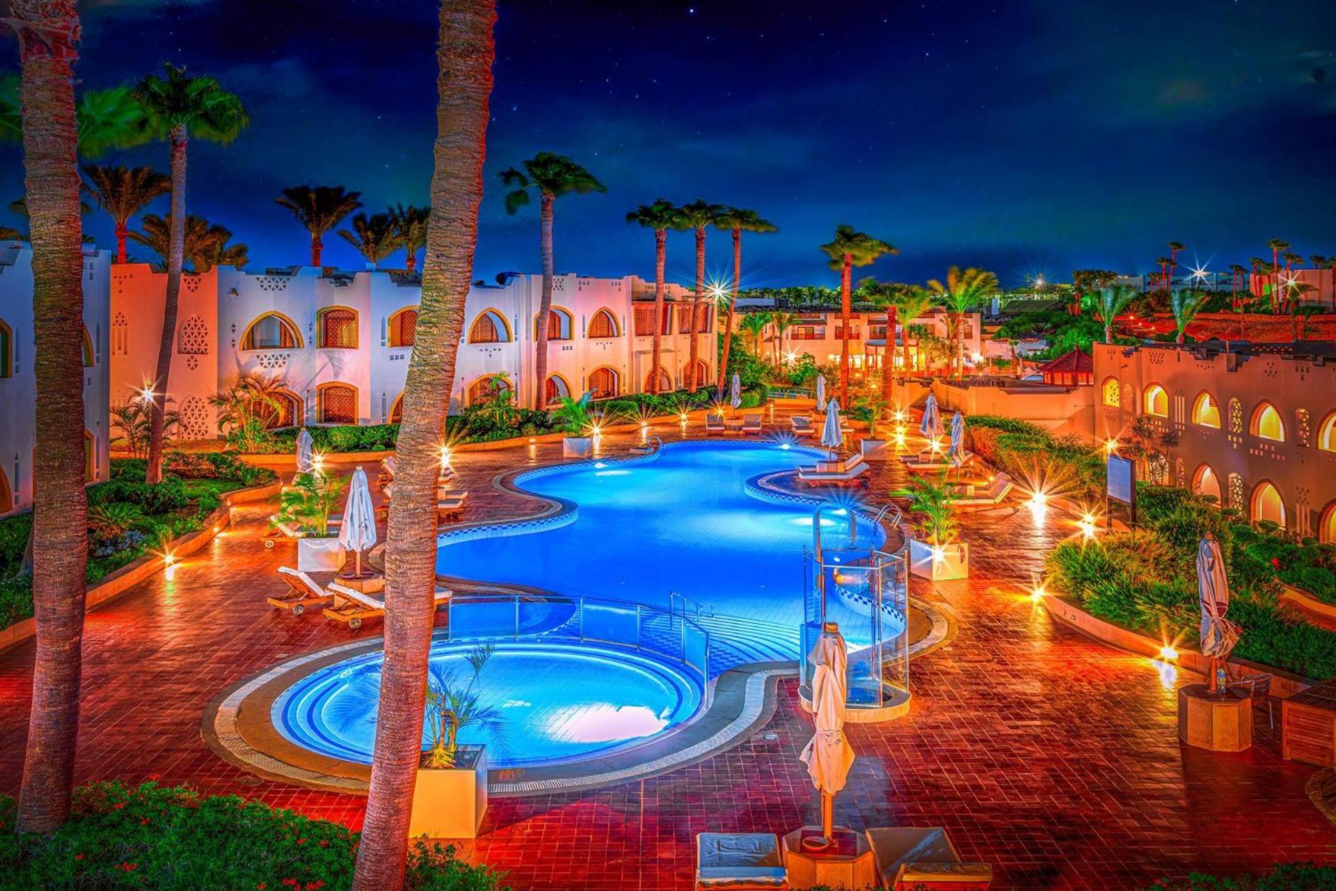 Domina Coral Bay Resort, Diving , Spa & Casino شرم الشيخ المظهر الخارجي الصورة Hilton Luxor Resort